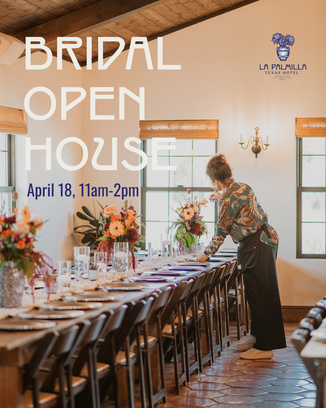Bridal Open House — April 18, 11am-2pm
