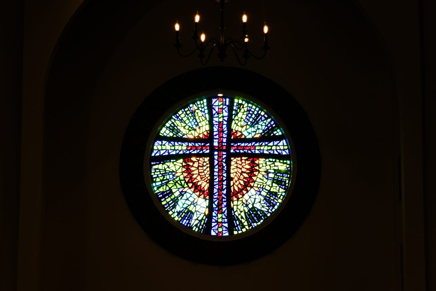 Stained Glass Cross